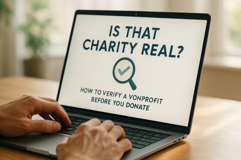 Is That Charity Real? How to Verify a Nonprofit Before You Donate