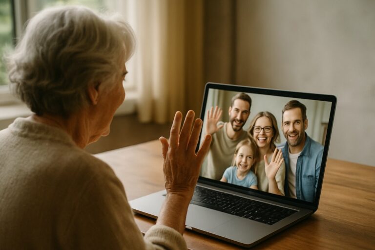 5 ways seniors can stay connected with family at a distance